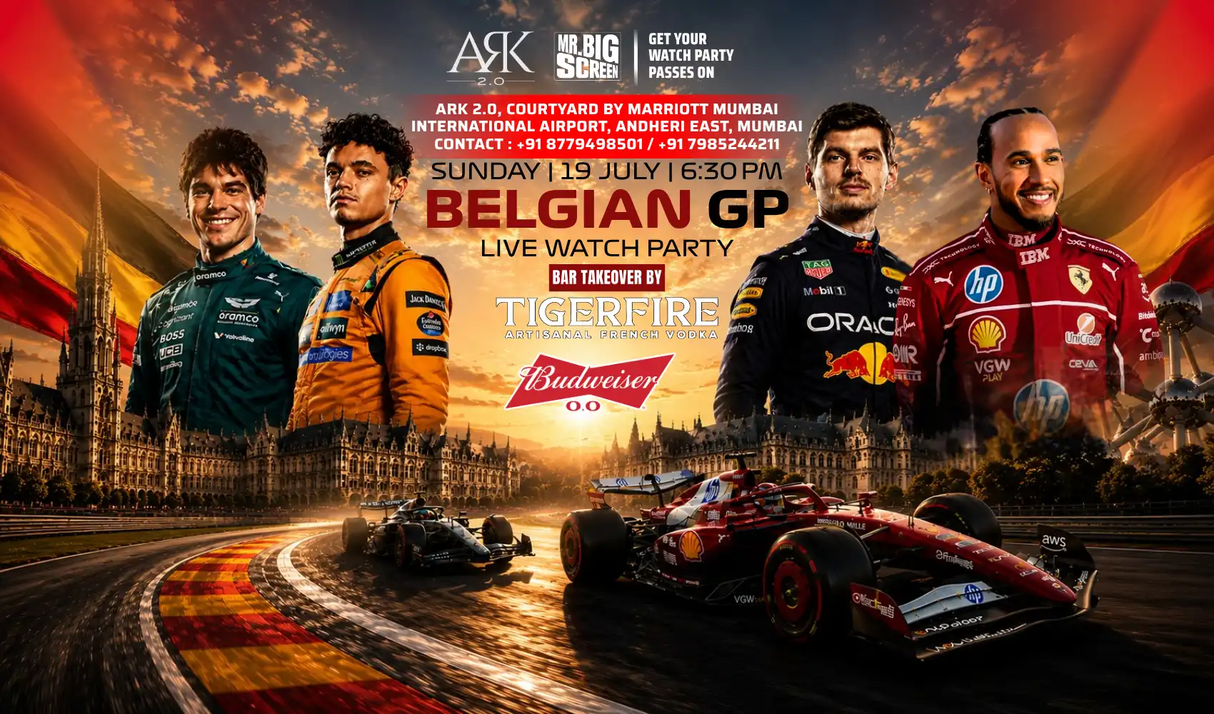 Belgian GP 2026- F1 Screening, Ark 2.0 Lounge , Mumbai, Andheri (E)